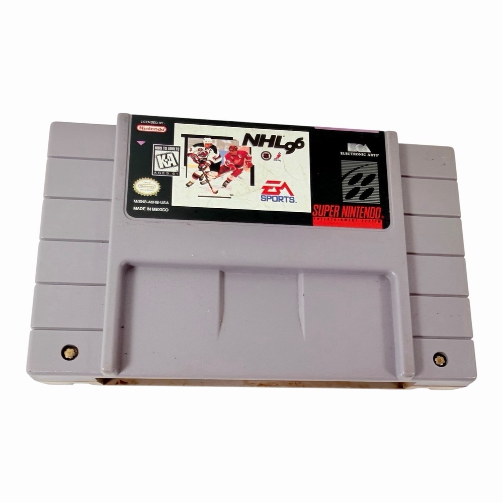 NHL 96 (Super Nintendo Entertainment System, 1993) - Picture 2 of 3